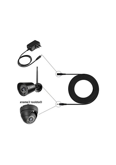1 M Uzunlukta Dc Adaptör Uzatma Kablosu, 5.5mm X 2.1mm 0.1 M