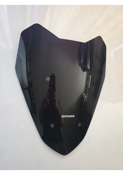 Motocam Küba Chia 125 Ön Cam 2023-2026 Model 40cm Siyah Renkli Sportif