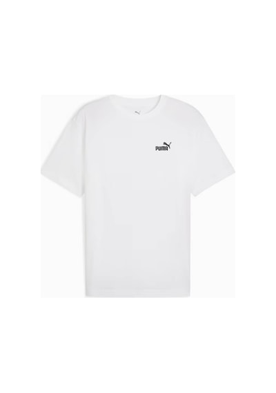 Puma Ess Relaxed No. 1 Logo Tee Beyaz Erkek T-shirt 689153-02 Beyaz