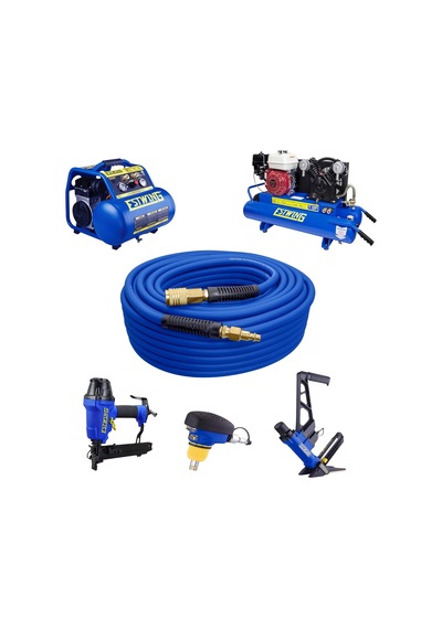 Tr E1450pvcr Hibrit Hava Hortumu, Pvc/kauçuk, Npt Endüstriyel Armatür, Pirinç Ve Evrensel Hızlı Bağlantı Bağlan