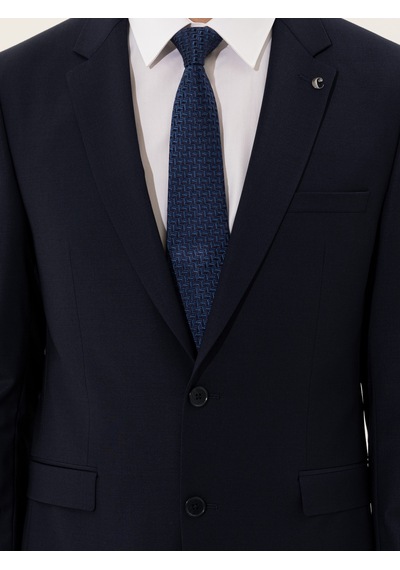 Cacharel Lacivert Slim Fit Ceket