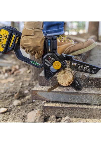 Cat Dg231 18volt 4.0ah Li-ion 12cm Profesyonel Şarjlı Kömürsüz Zincirli Testere