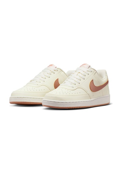 Nike Court Vısıon Yürüyüş Günlük Spor Ayakkabı Krem/beyaz Krem/beyaz