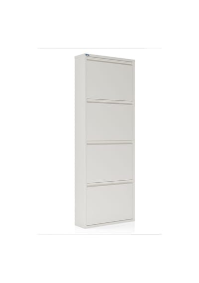 Ceha 4'lü Metal Ayakkabılık - Beyaz K.AYK-4 /AB9010