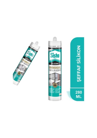 Şeffaf Silikon 280 Ml - 6 Adet