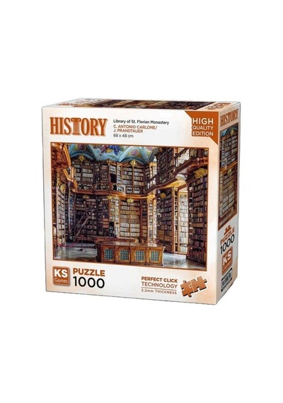 Ks Games Puzzle Library Of St. Florian Monastery 1000 Parça
