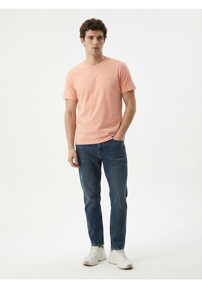Regular Fit Erkek Tshirt K.kol Pembe