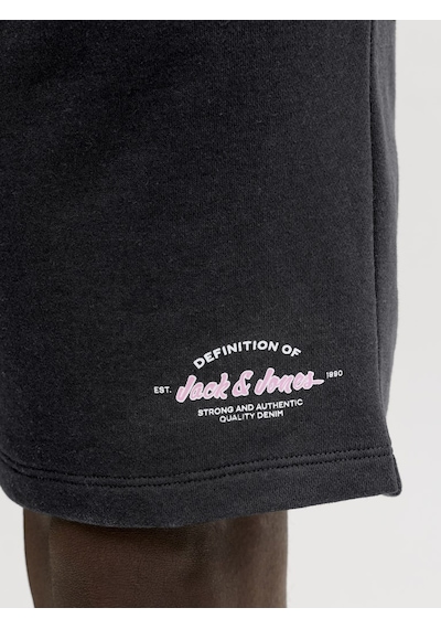 Jack & Jones Jack Jones Erkek Pamuklu Günlük Şort 12292136 Siyah
