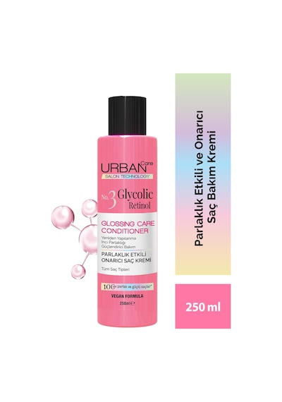 Glycolic Retinol Parlaklık Etkili Onarıcı Saç Bakım Kremi-250ml
