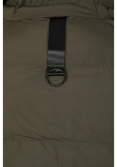 Maraton Sportswear Regular Erkek Kapşonlu Uzun Kol Basic Haki Mont 21259-haki Haki