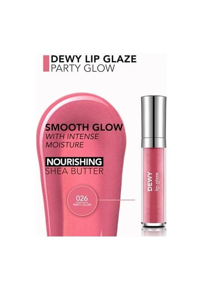 Besleyici Dudak Parlatıcısı - Dewy Lip Glaze - 026 Party Glow-8682536069489 0
