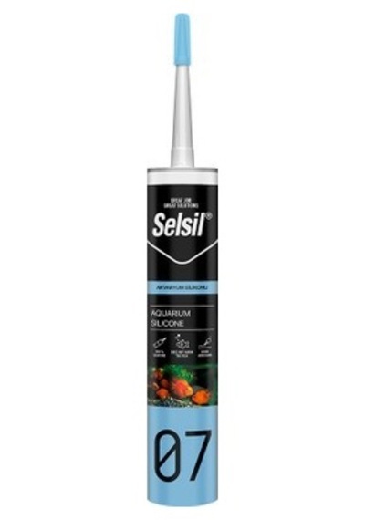 Selsil Akvaryum Silikonu Şeffaf 280 Ml Şeffaf