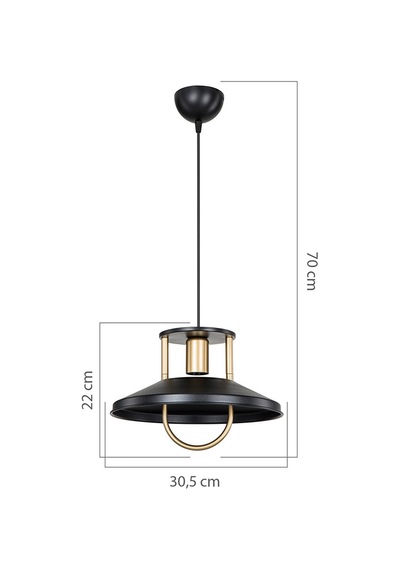 Modelight Senira Siyah Sarkıt
