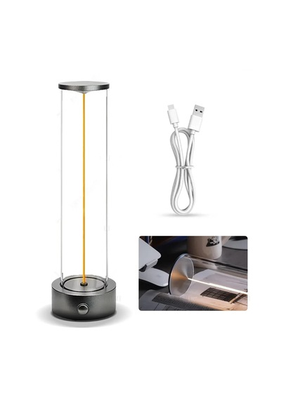 Techtic Manyetik Masa Lambası Abajur Şarjlı Modern Okuma Işığı