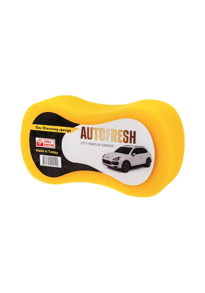 Autofresh Kıvrımlı Yumuşak Araç Yıkama ve Temizleme Süngeri 3'lü