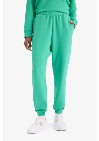 DeFactoFit Sporcu Jogger İnce Eşofman Altı Standart Fit Modal Çift Cepli Basic Düz B1794AX25SPGN268