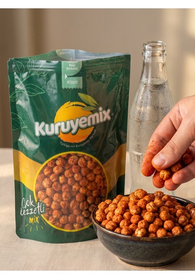 Özel Baharatlı Acılı Leblebi - Çıtır Taneli, Gurme Lezzet 500g 500 G
