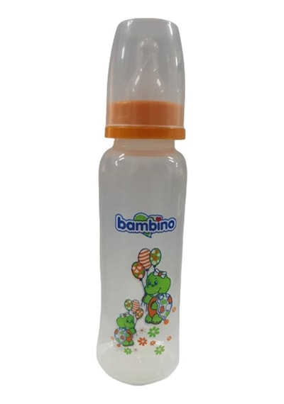 Bambino T-019 Natural PP Biberon 250 Ml Turuncu