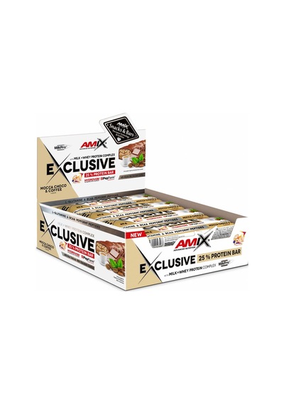 Amıx Exclusive Protein Bar 12x85g - Mocha Coffe