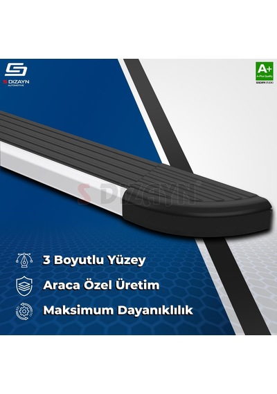 S-dizayn Opel Grandland 2 Elektrikli Skyline Aluminyum Yan Basamak 193 Cm 2024 Üzeri A+ Kalite