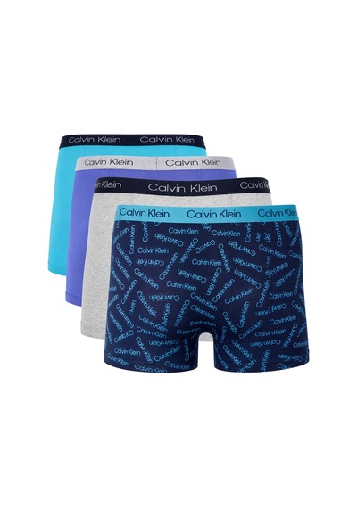 Calvin Klein Erkek Çocuk 4'lü Boxer 2129-145484 Çok Renkli