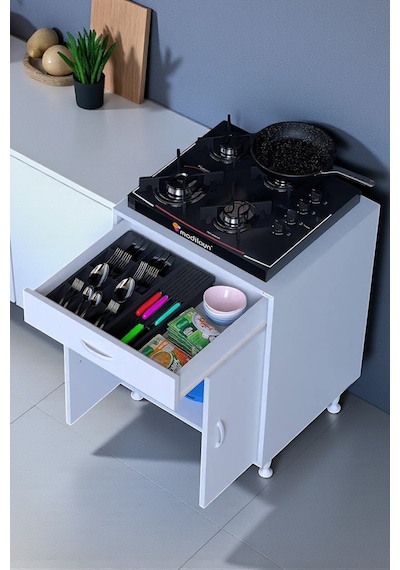 Eliusta Nıvera 60 Cm Mutfak Dolabı Beyaz Ankastre 60x88x56 Cm Ocak Dolabı Tüp Gizleyici Kapaklı Dolap Beyaz Eliusta Nıvera 60 Cm Mutfak Dolabı Beyaz Ankastre 60x88x56 Cm Ocak Dolabı Tüp Gizleyici Kapaklı Dolap Beyaz