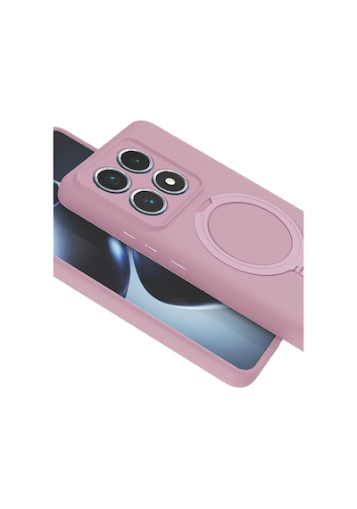 Xiaomi Mi 14t Pro Regal Magsafe Standlı Kapak - Açık Pembe 0.2M-Çok Renkli