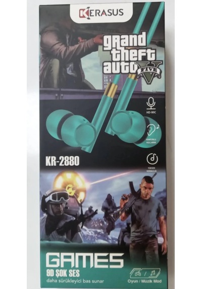 Kr-2880 Mikrofonlu Kulaklık