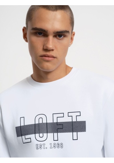 LOFT Regular Fit Erkek Sweatshirt Lf2034937 Q1.v1 Beyaz