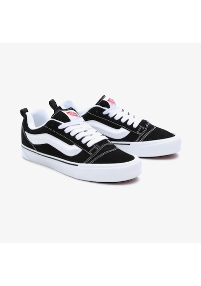 Vans Knu Skool Unisex Siyah Sneaker Düz Vn0009qc6bt1 Siyah Siyah