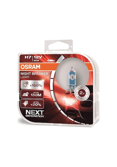 Bulacaksin Osram Night Breaker Laser H7 Ampul 64210Nl - %150 Daha Fazla Işık