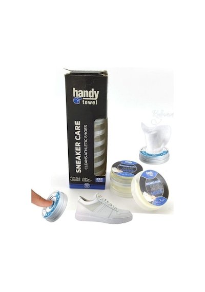 Handy Towel Sneaker Spor Ayakkabı Temizleme Bezi 10 Adet - Renksiz Çok Renkli