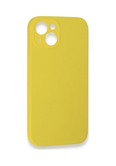 Apple Uyumlu   iPhone 13 Mini Kılıf Lansman Legant Silikon - Sarı