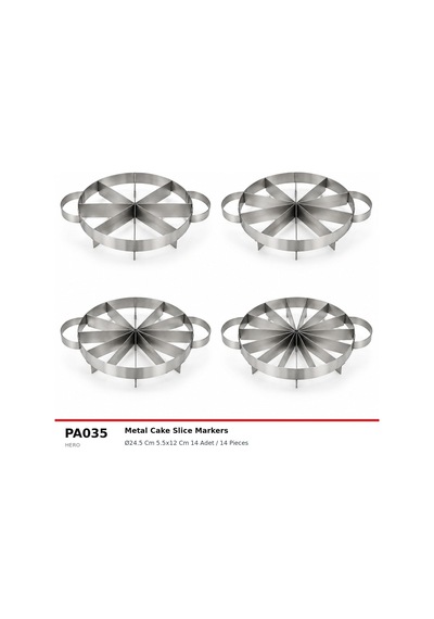 Fida Paslanmaz Metal Pasta Kesici - 14 Inox