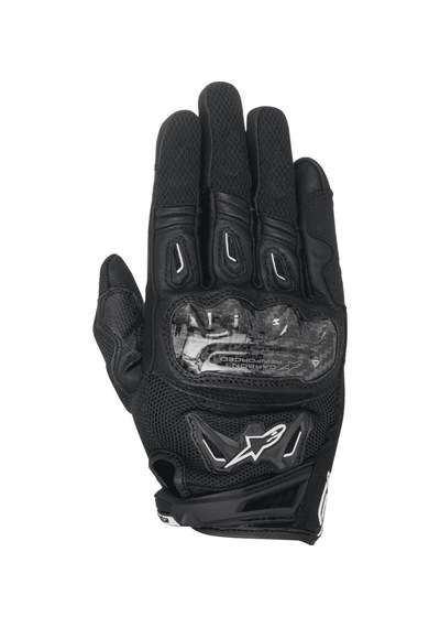 Alpinestars Stella Smx-2 Air Carbon V2 Korumalı Kadın Motosiklet Eldiveni Siyah