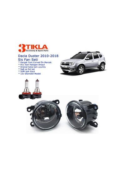 Dacia Duster 2015 Sis Farı Set Oem: 8200074008
