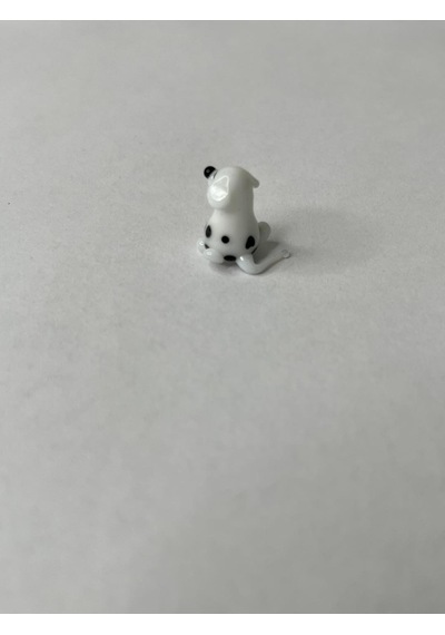 El Yapımı Mini Murano Cam Köpek Biblo A146-01