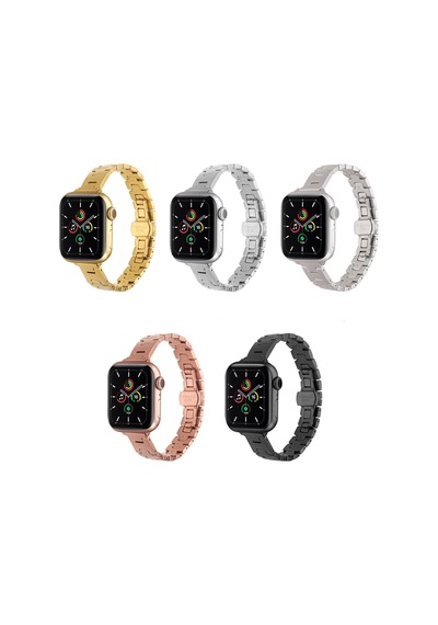 Watch 10 46mm Cppl Krd-150 Metal Kordon Strap Kayış - Gold