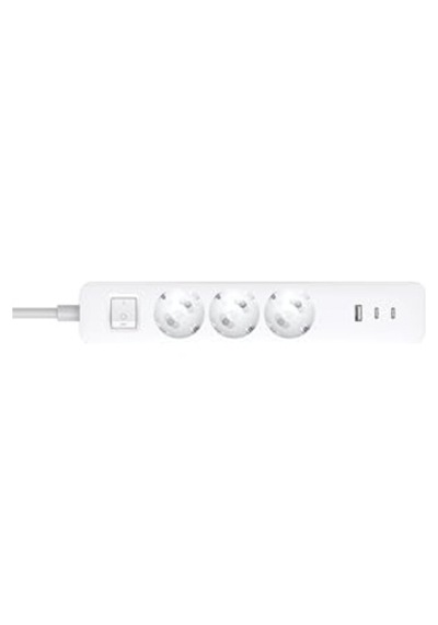 20w Power Strip 3 Lü Priz - 2 Usb-c + 1 Usb-a Hızlı Şarj