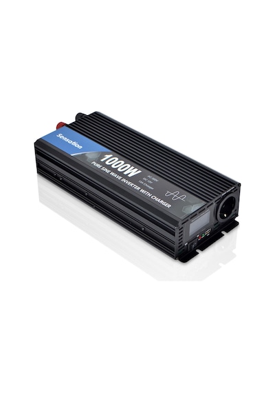 Sensation 1000w Watt 1 Kw Tam Sinüs Şarjlı 15a Ekranlı İnverter 12/220v Çevirici İnverter Dw Serisi