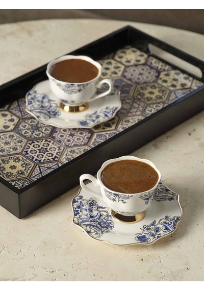 Pasabahce Çinili Tepsi 35x18x3.5 Cm - 1 Adet Cok Renkli