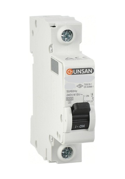 Günsan Valta 1x63a C Tipi 6ka W Otomat 12 Adet