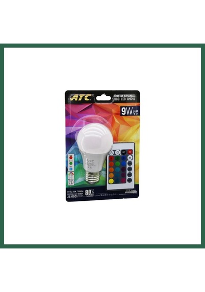 Bezos Atc 9w Kumandalı Beyaz+rgb Led Ampul 1 Adet Bzs01 Standart