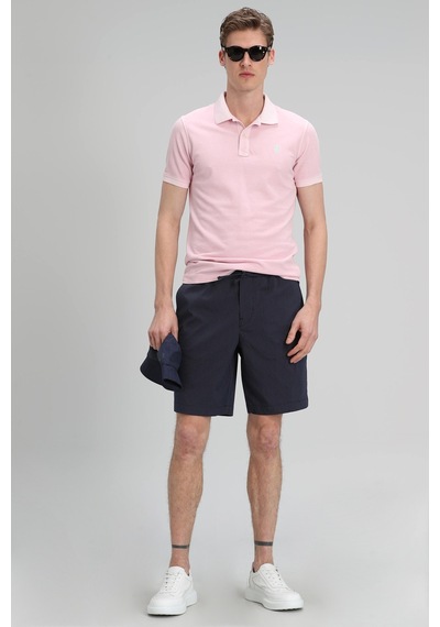 Lufian Vernon Spor Polo Erkek Tişört Açık Pembe 111040056100820 Açık Pembe