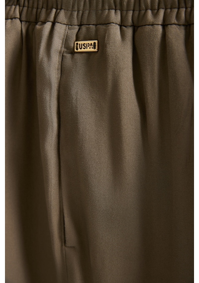 U.s. Polo Assn. Kadın Haki Pantolon Kanvas-chino 50325543-vr027