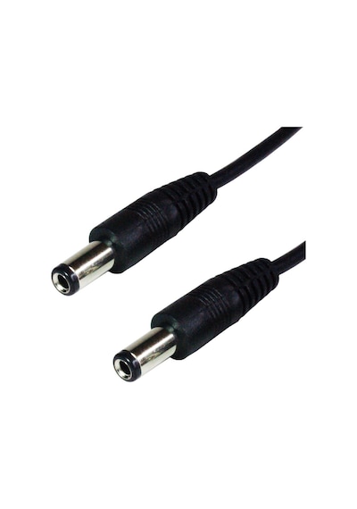 Dc 5.5x2.1 Mm Erkek - Erkek Kablo 40 Cm