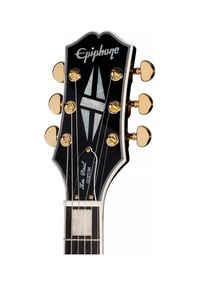 Epiphone Les Paul Custom Blackback Elektro Gitar Antique Ivory 104080442028
