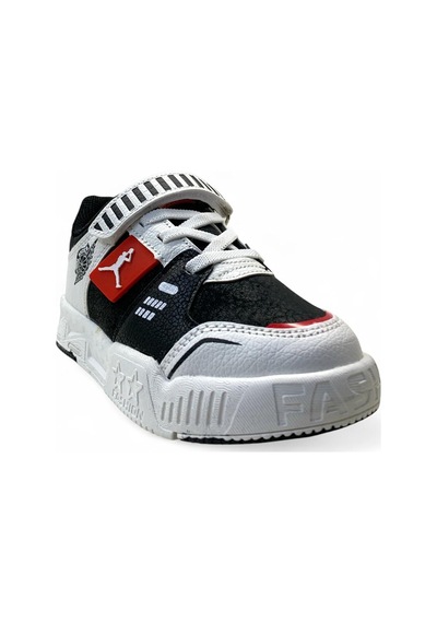 King Paolo King Hafif Çocuk Sneaker Siyah/kırmızı Siyah - Kırmızı