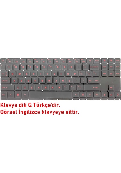 Hp Omen 434m6ea Klavye Işıklı Kırmızı Tuş V1 Single Backlit