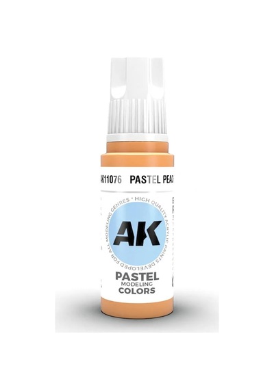 Ak Interactive 11076, 17 Ml. 3gen Pastel Peach Maket Boyası Standart